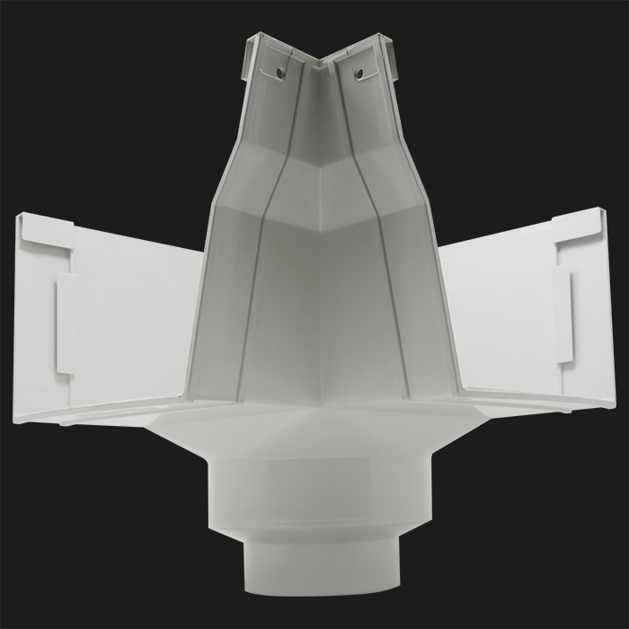 AIZAAR UPVC RAIN WATER GUTTERS ELBOW DROP
